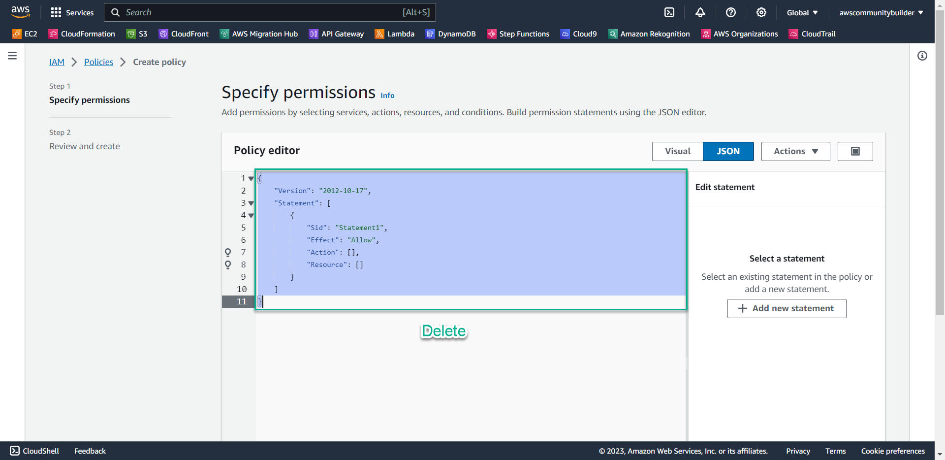 create vpc for linux instance