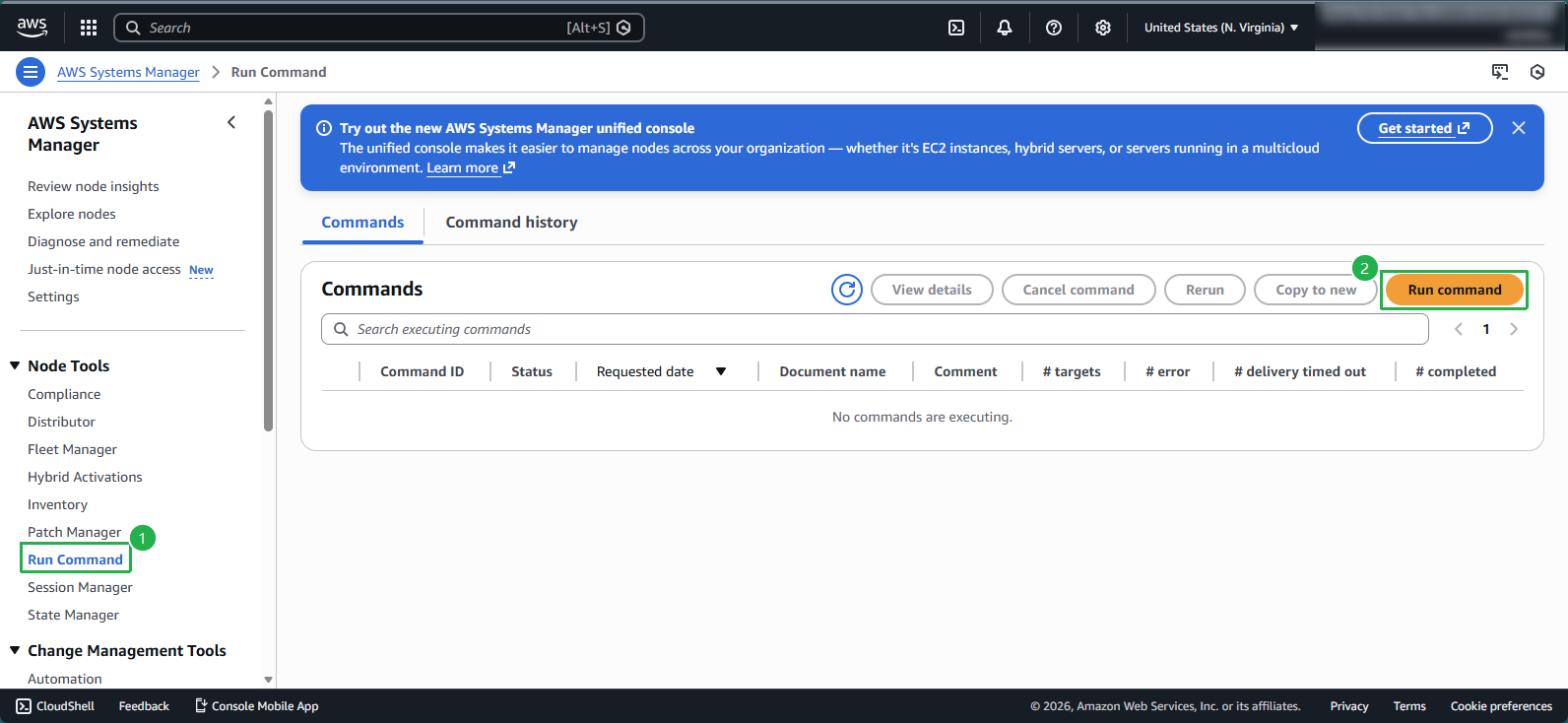 Accessing Run Command