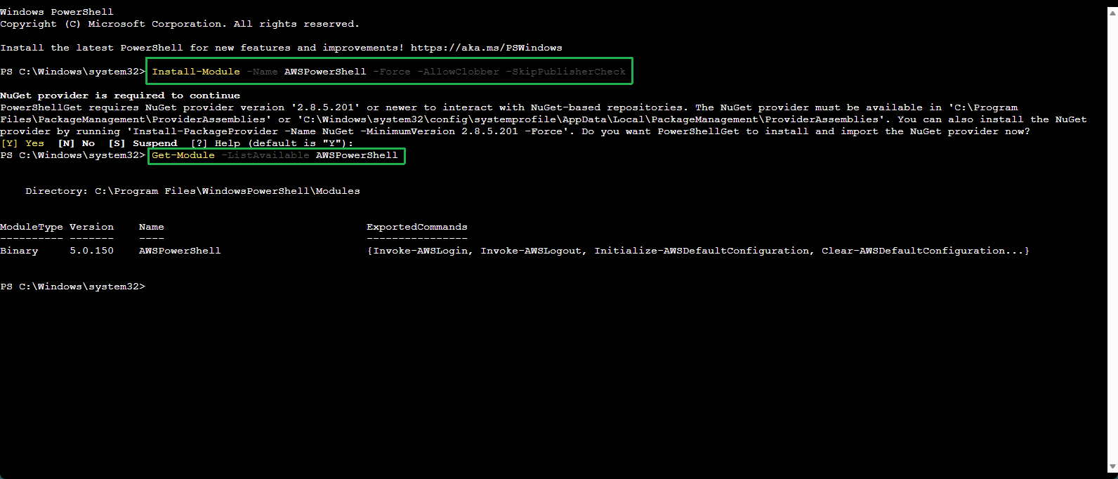 Starting a Session Manager session