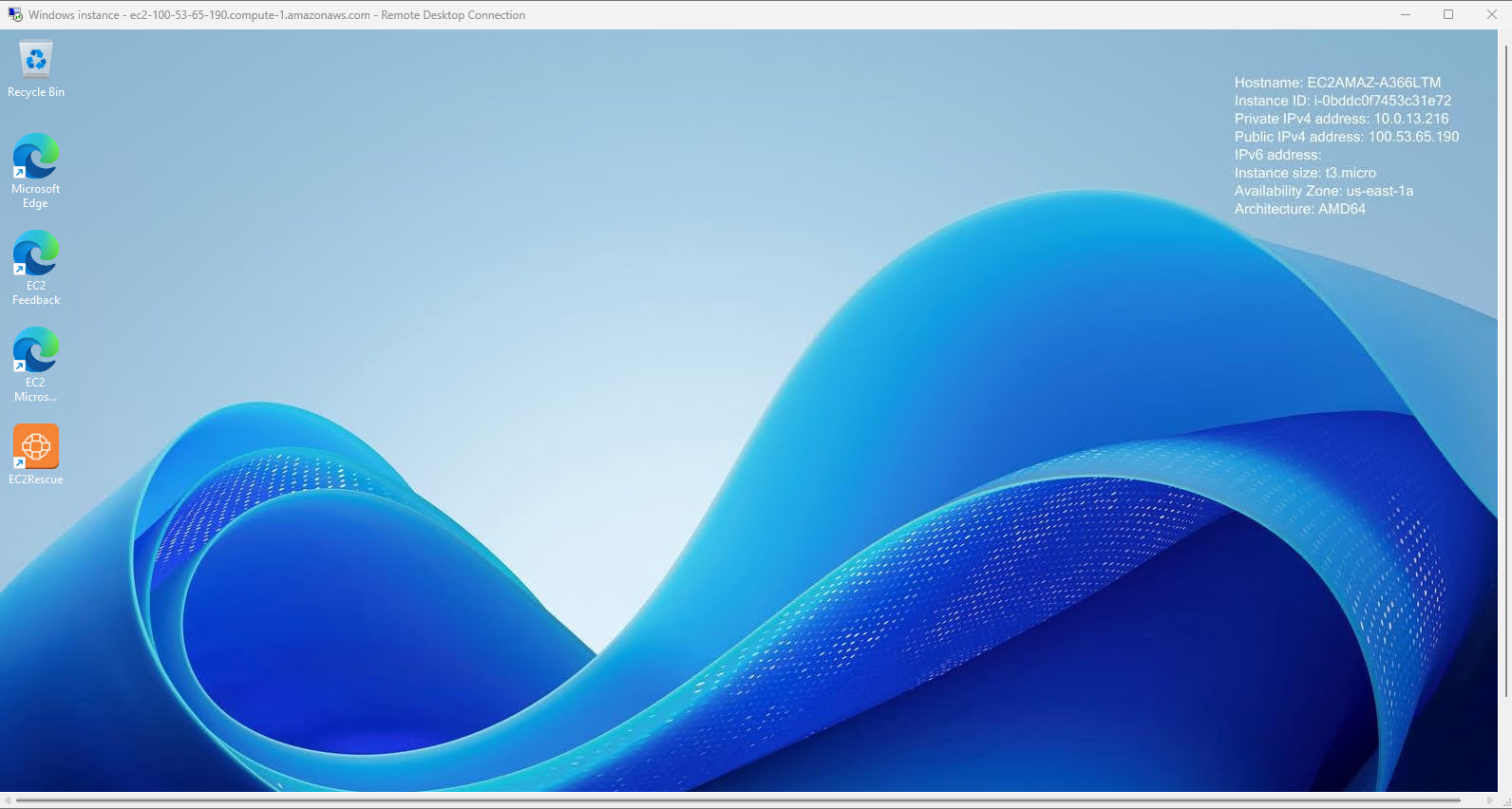 Verifying connection