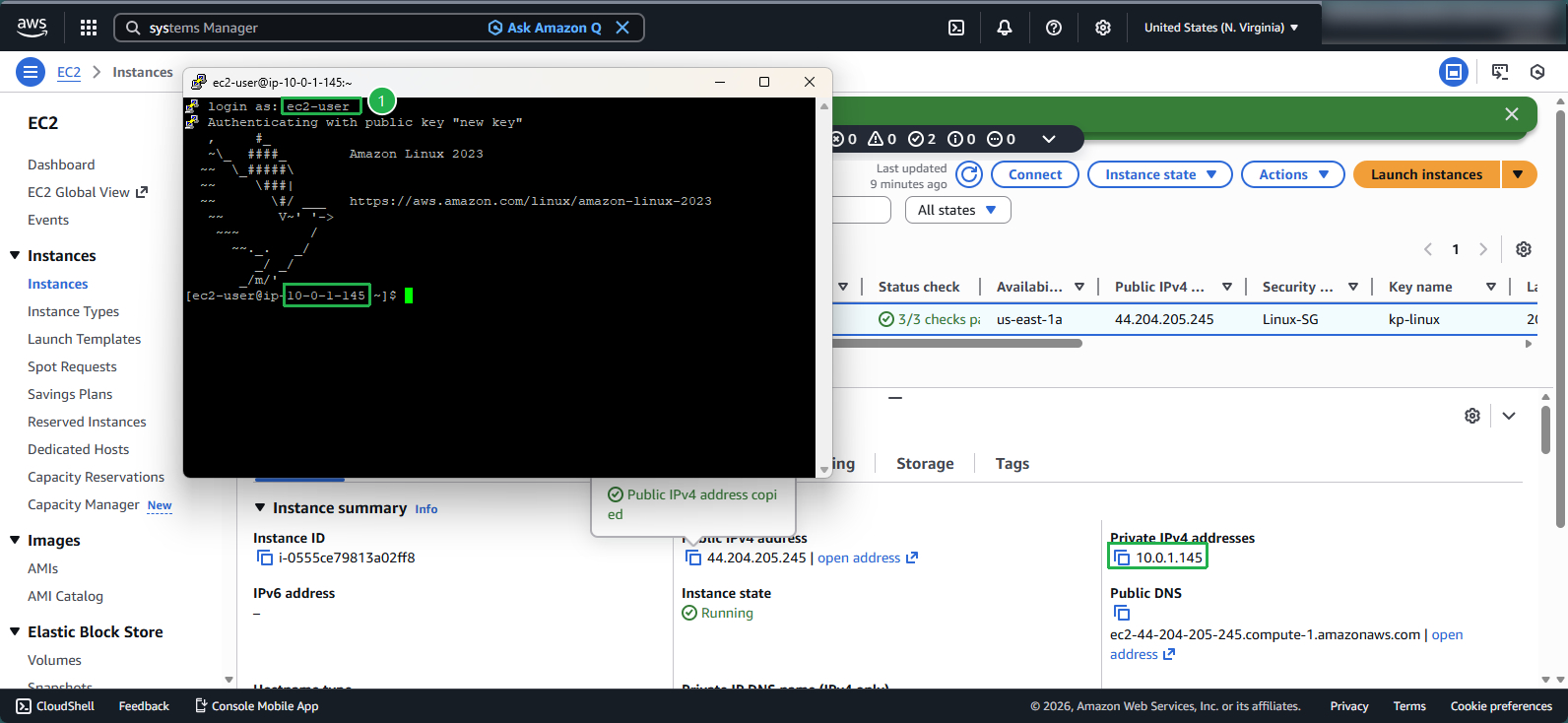 Verifying connection details