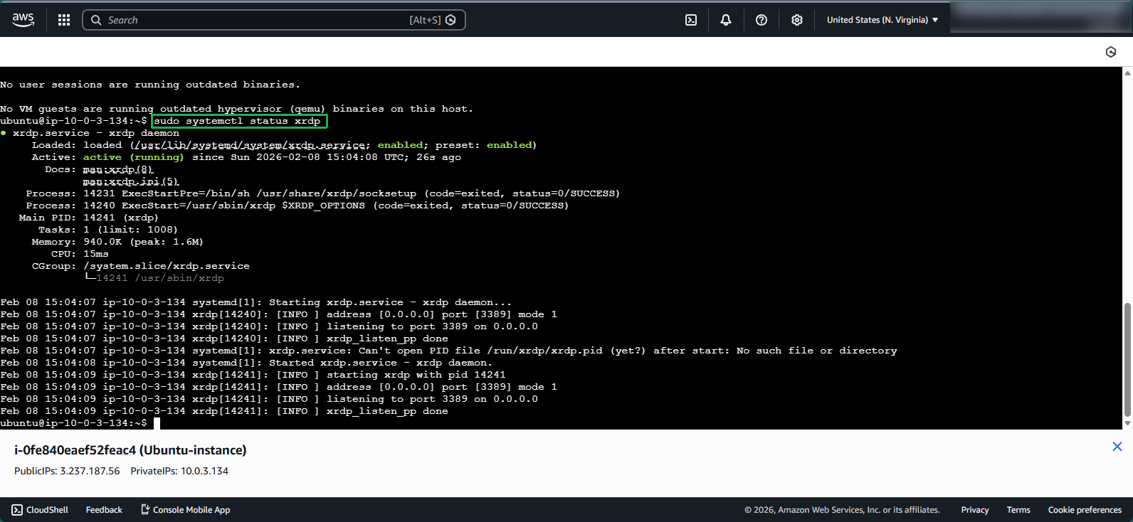 Create VPC for Linux Instance