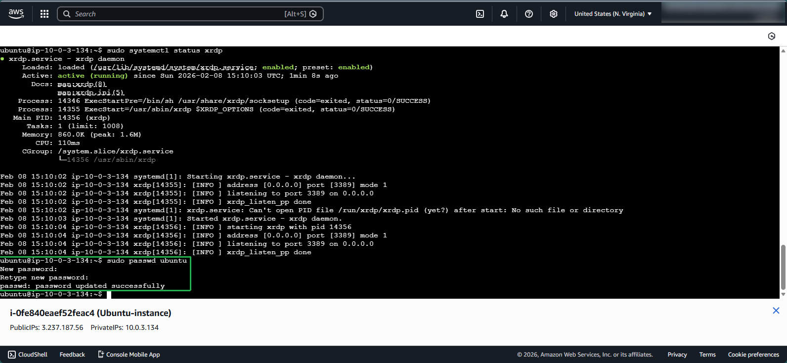 Create VPC for Linux Instance