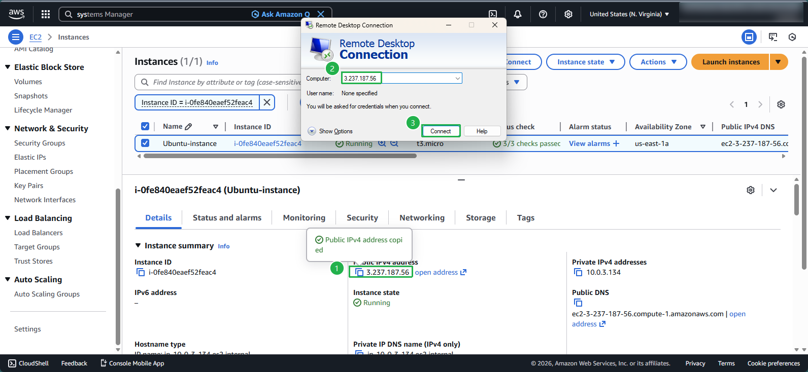 Create VPC for Linux Instance