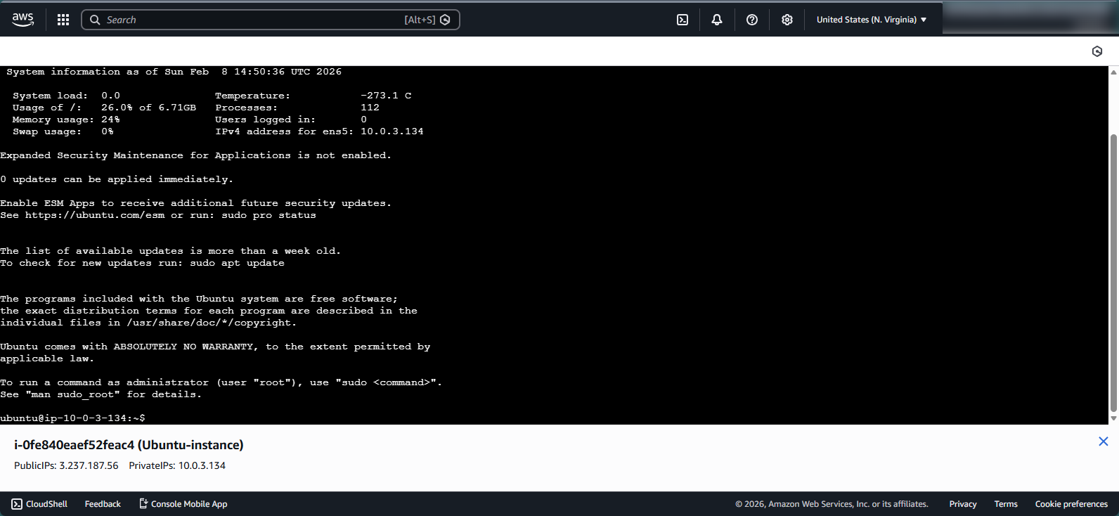 Create VPC for Linux Instance