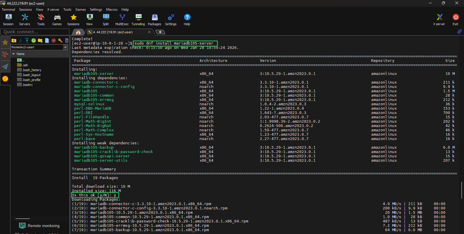 Create VPC for Linux instance