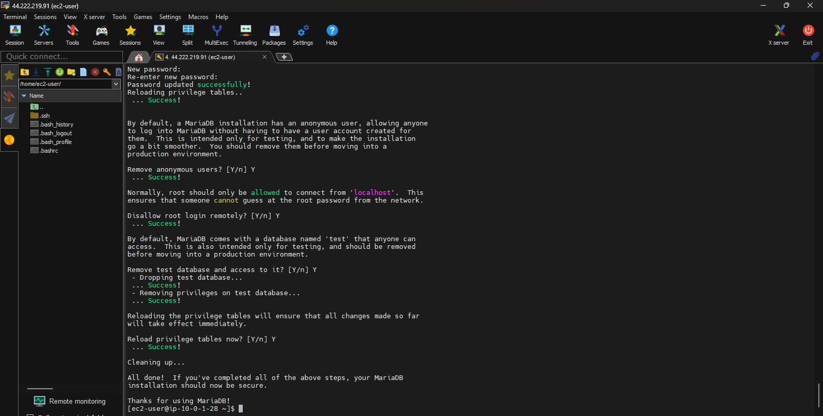 create vpc for linux instance