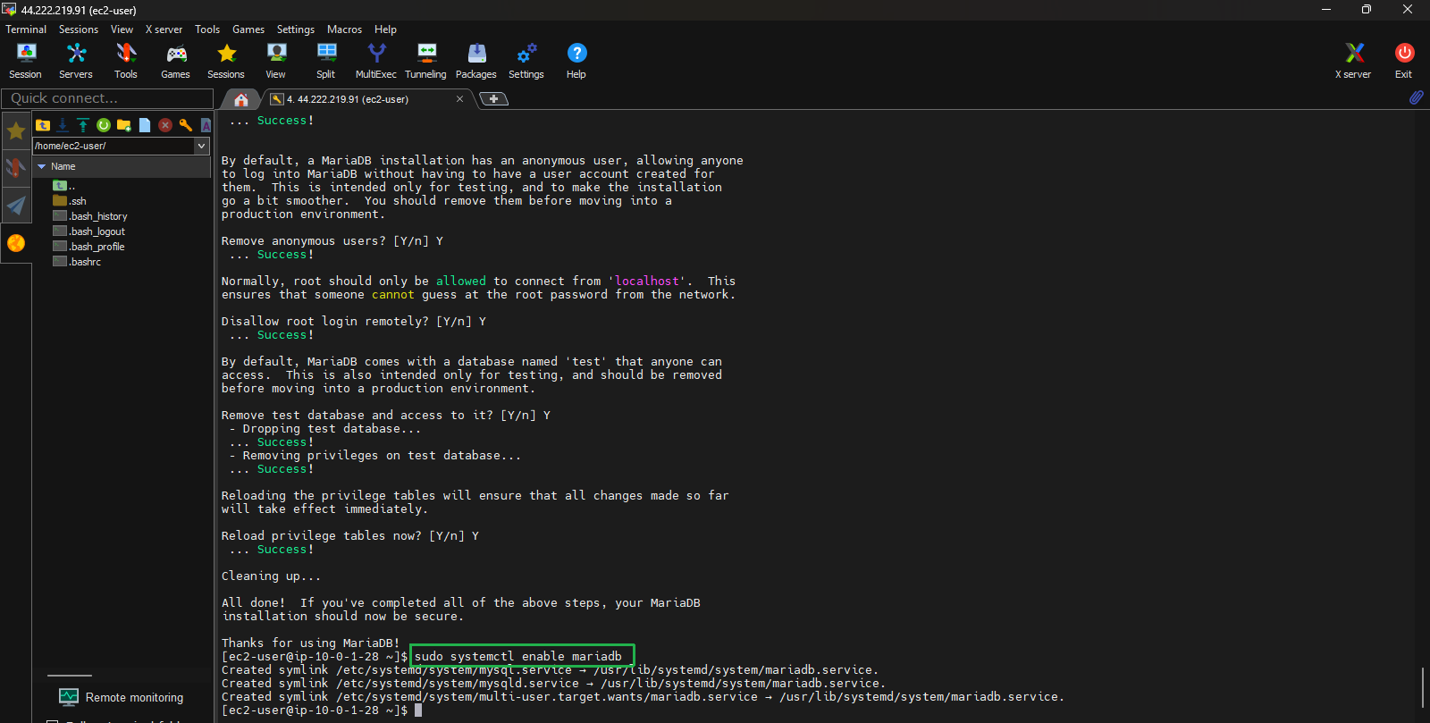 create vpc for linux instance