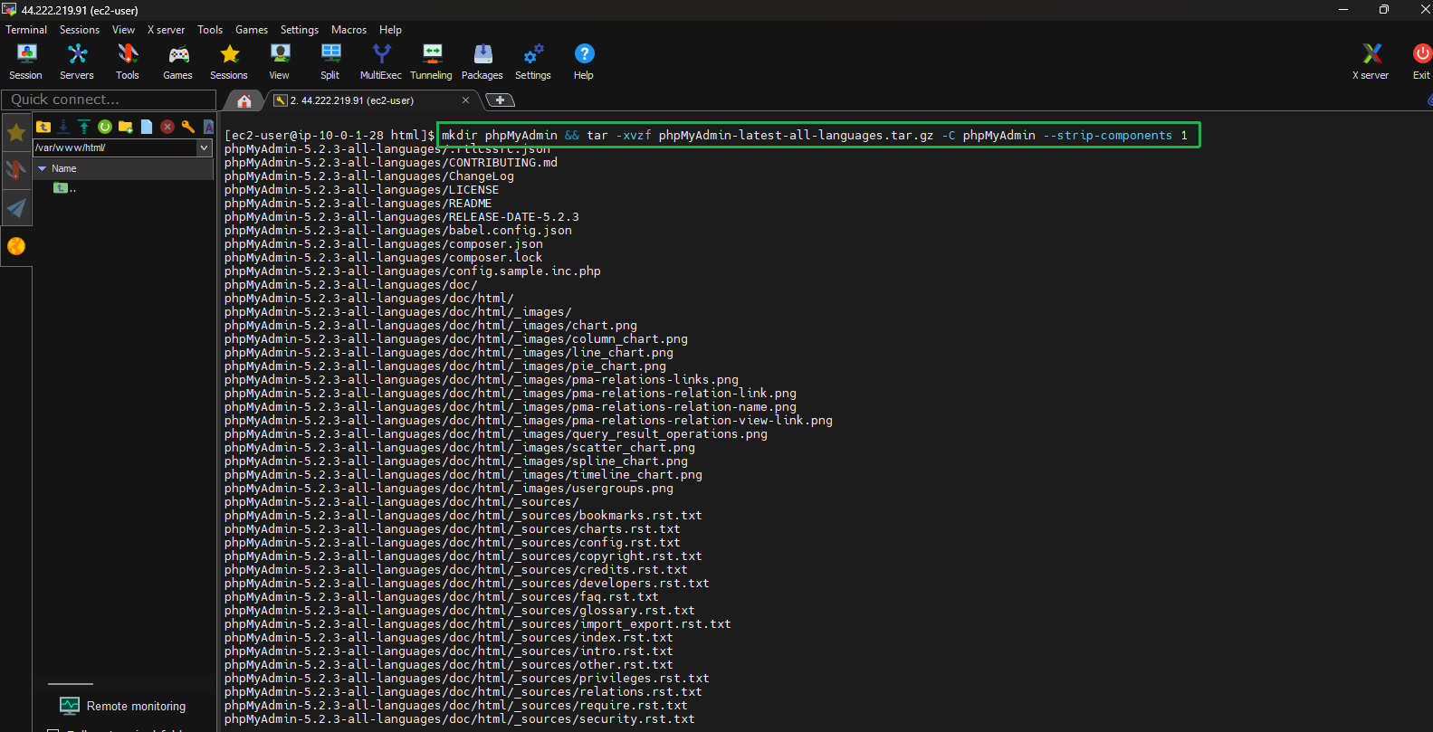 create vpc for linux instance