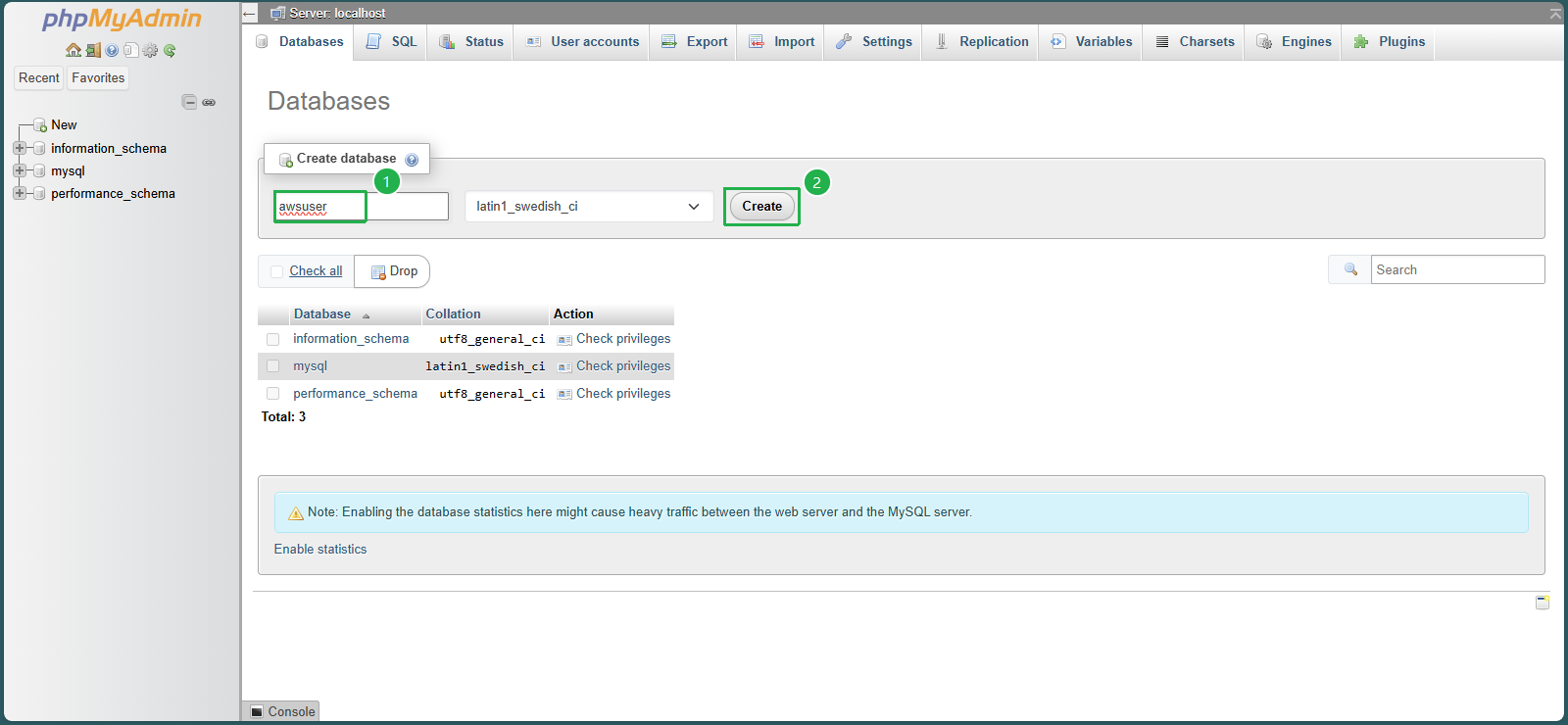 create vpc for linux instance