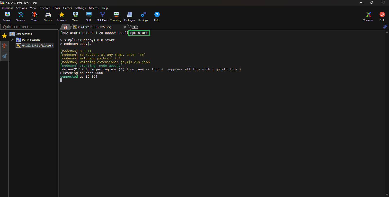 create vpc for linux instance