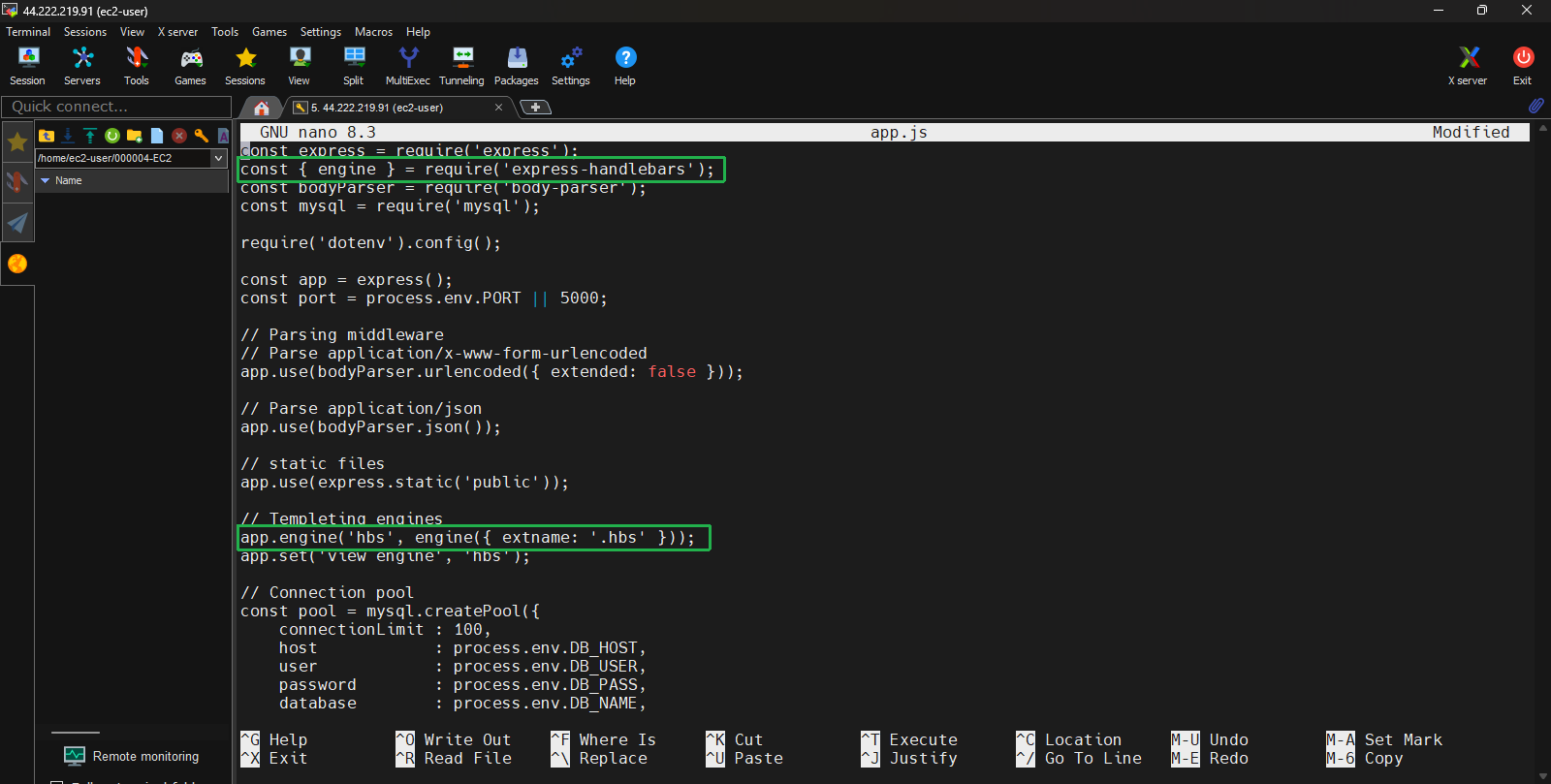 create vpc for linux instance