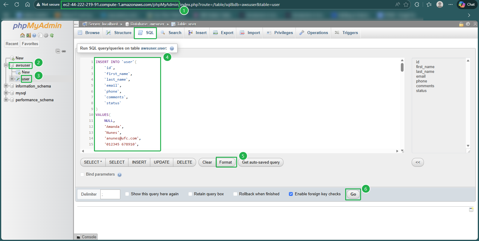 create vpc for linux instance