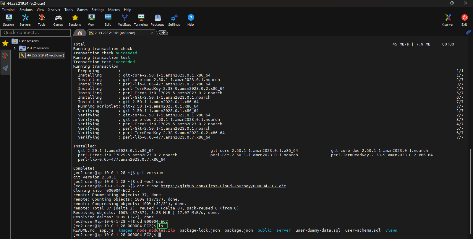 create vpc for linux instance