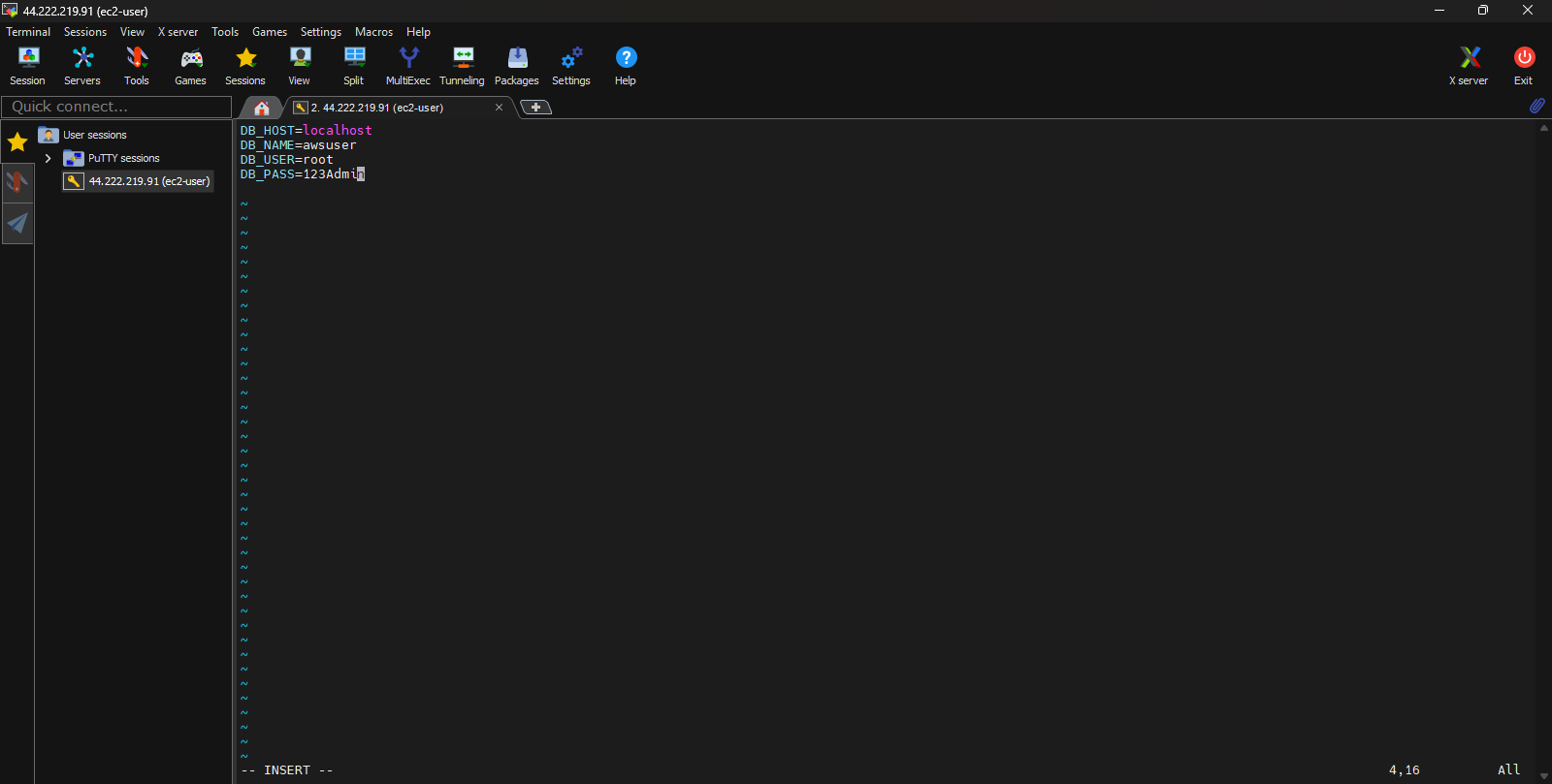 create vpc for linux instance