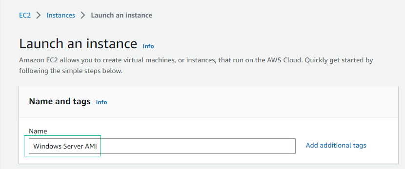 Create VPC for Linux Instance