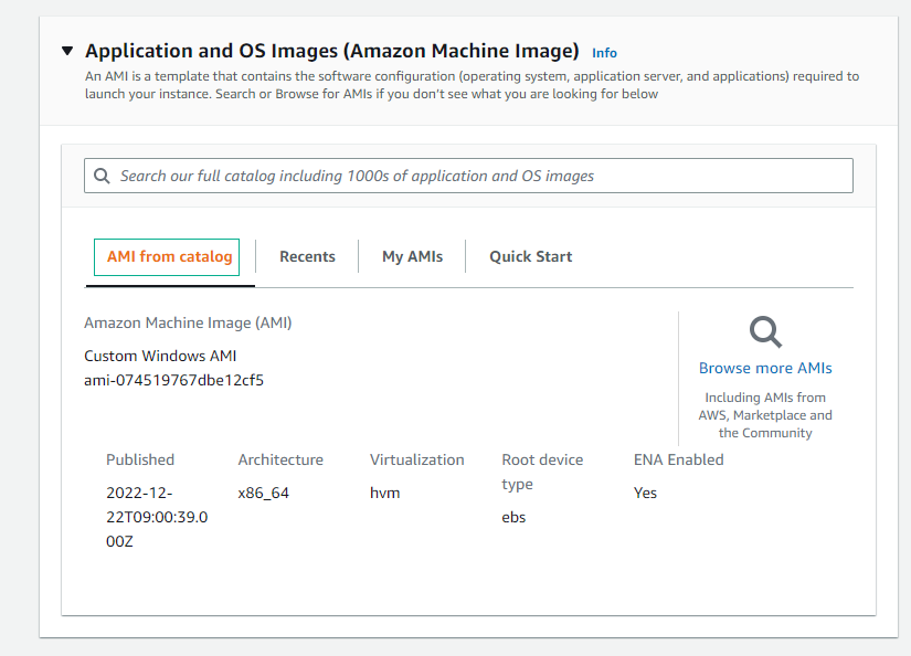 create vpc for linux instance