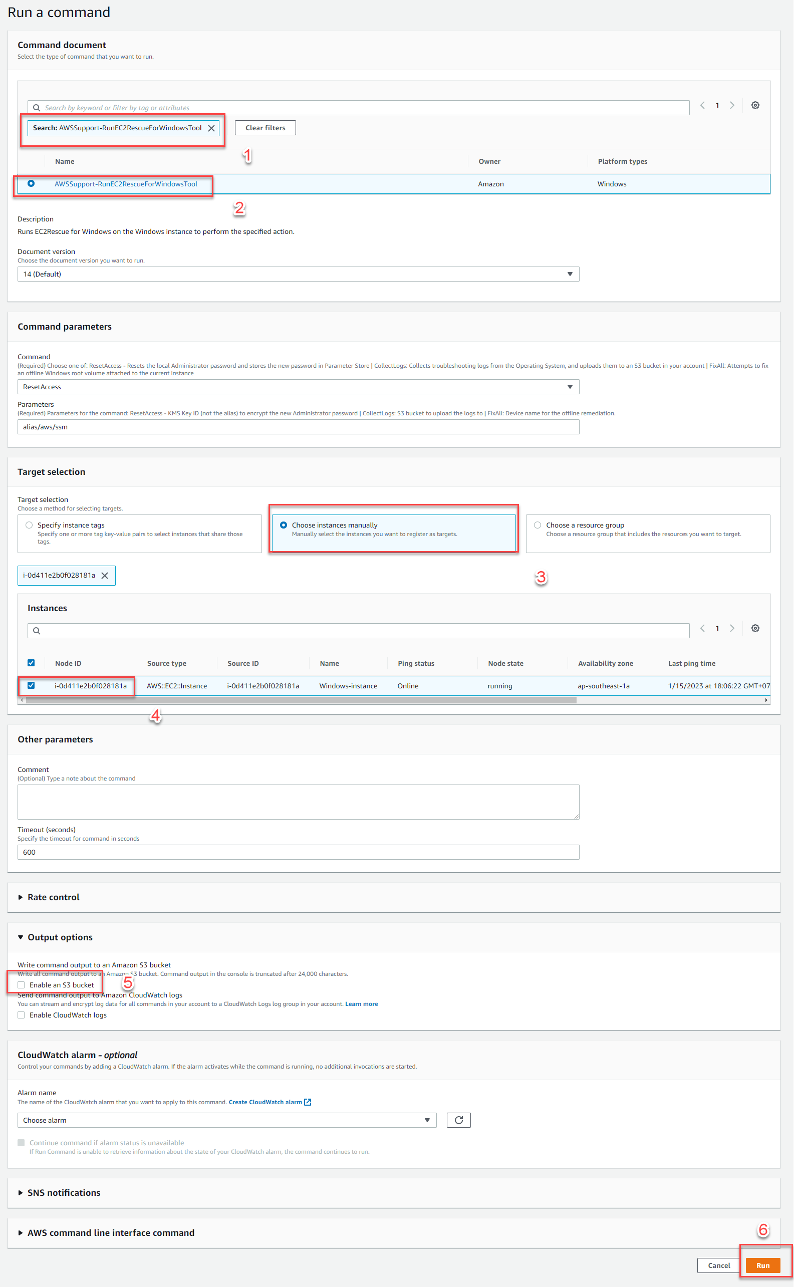 create vpc for linux instance