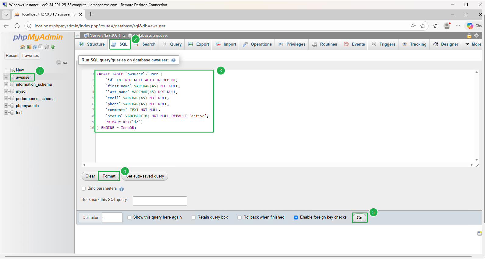 create vpc for linux instance