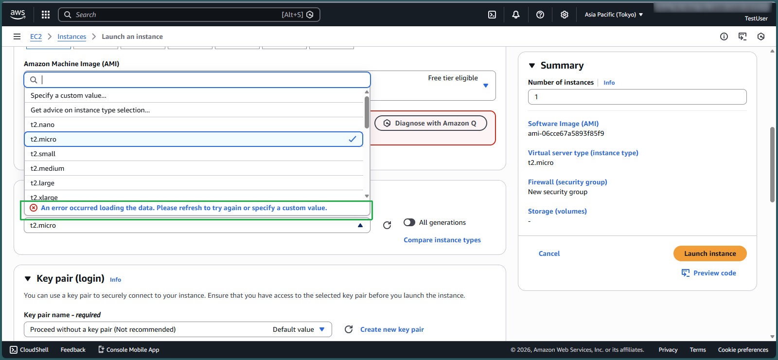 Permission error details