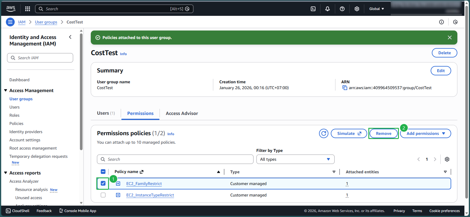 Removing the broader policy