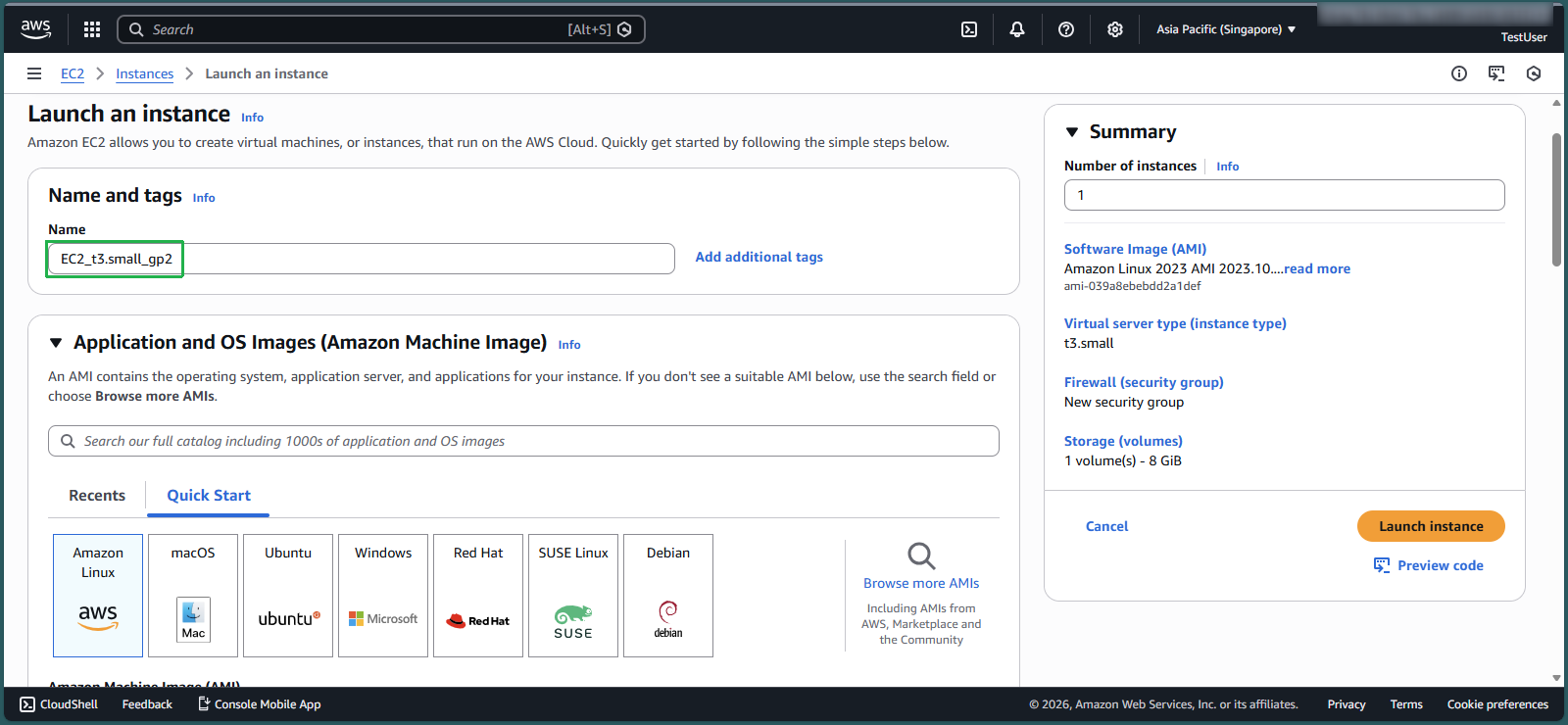 Launching another instance
