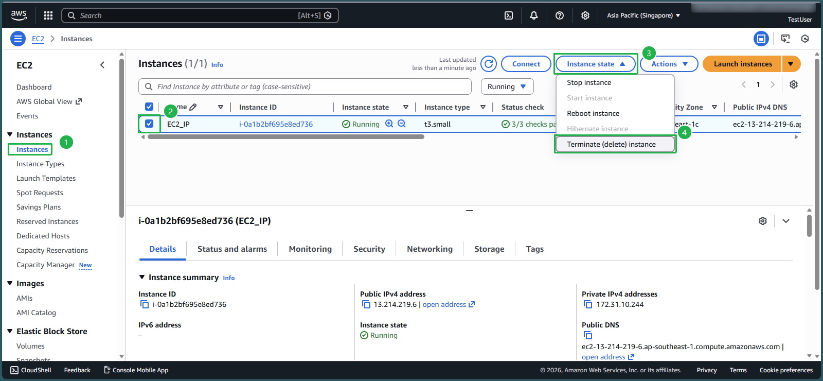 create vpc for linux instance