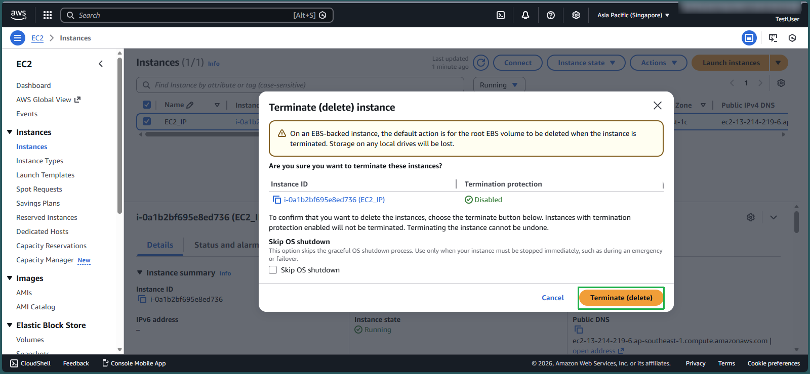 create vpc for linux instance
