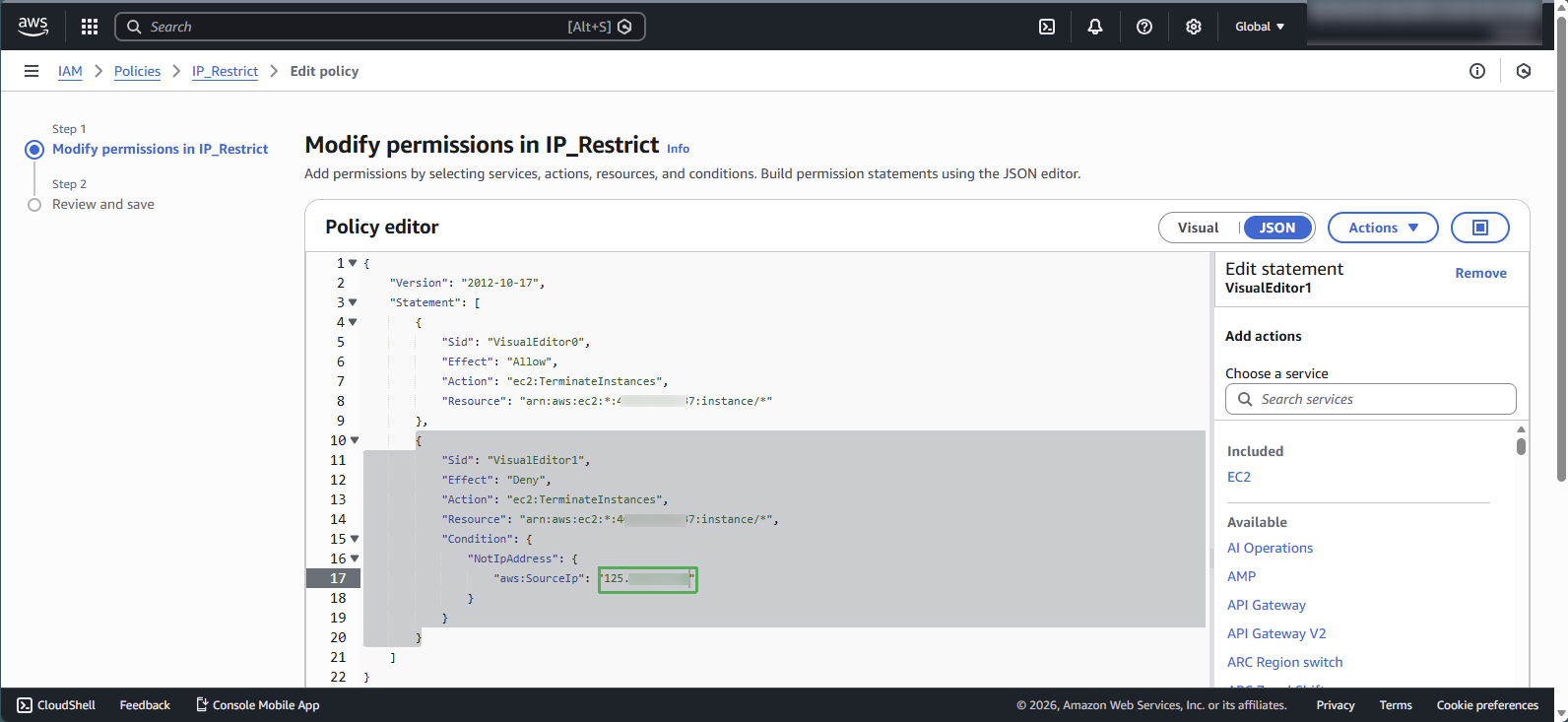 create vpc for linux instance