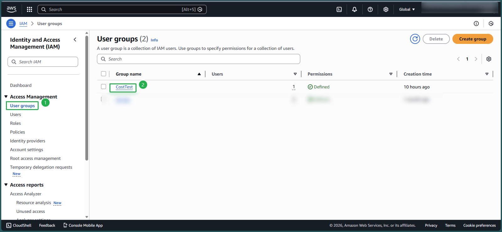 create vpc for linux instance