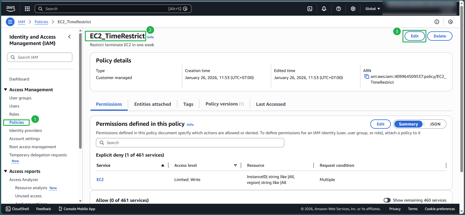 create vpc for linux instance