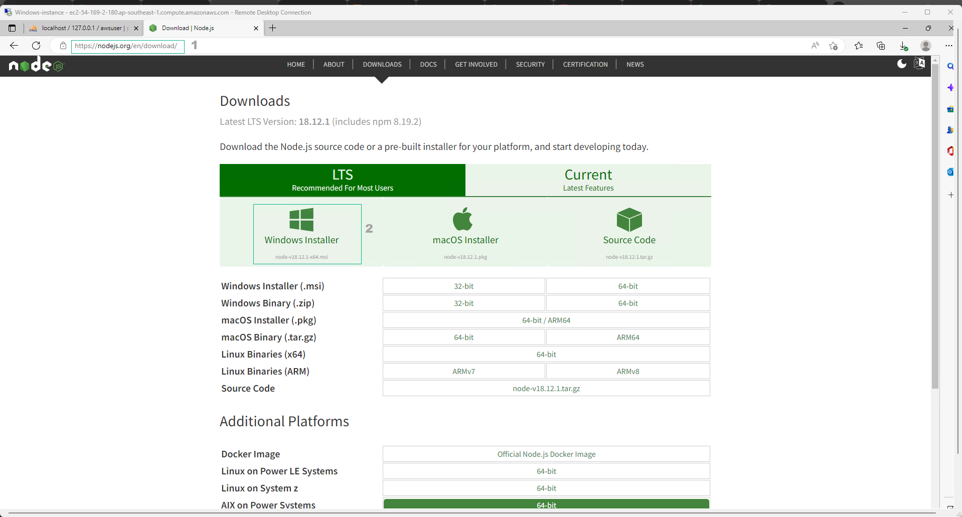 create vpc for linux instance